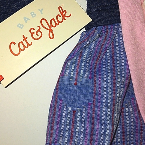 NWT Cat & Jack Newborn Girls Sweet 2pc Twofer Tunic & Leggings Set☆0-3 Months - Picture 10 of 16